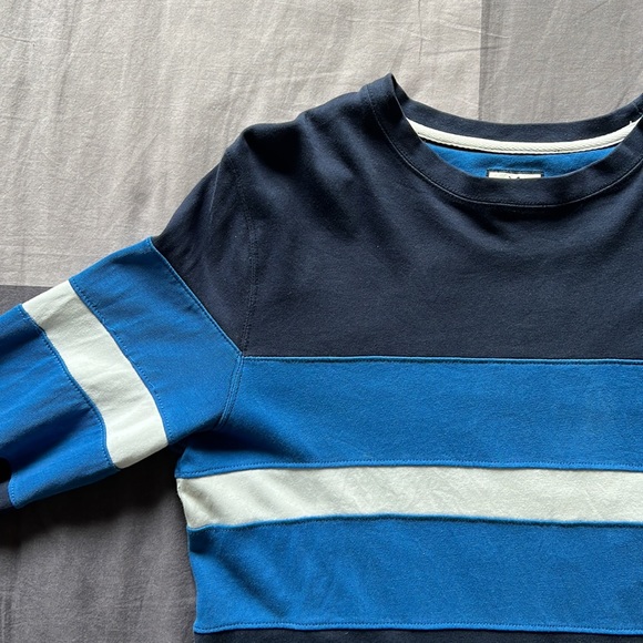 Denver Hayes Long Sleeve T-Shirt (Blue) - Men’s M - Picture 3 of 7